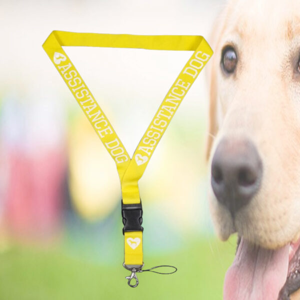 assistance dog lanyard