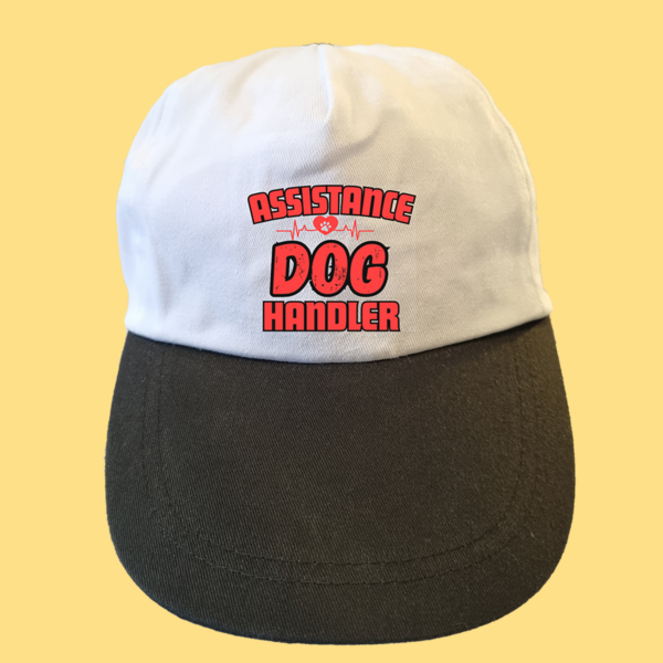 black assistance dog handler cap